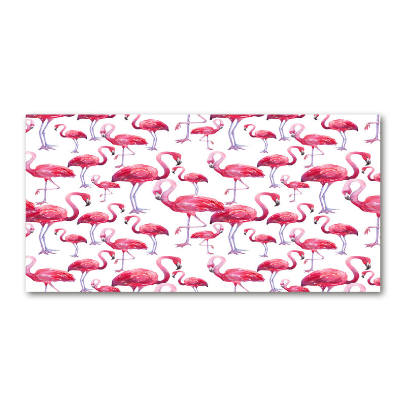 Flamingos - Wrapped Canvas Print