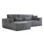 Canapé modulaire de 109 po, canapé modulaire Cloud avec assise profonde, canapé modulaire en forme de L moderne avec méridienne, canapé rembourré pour le salon, sans assemblage