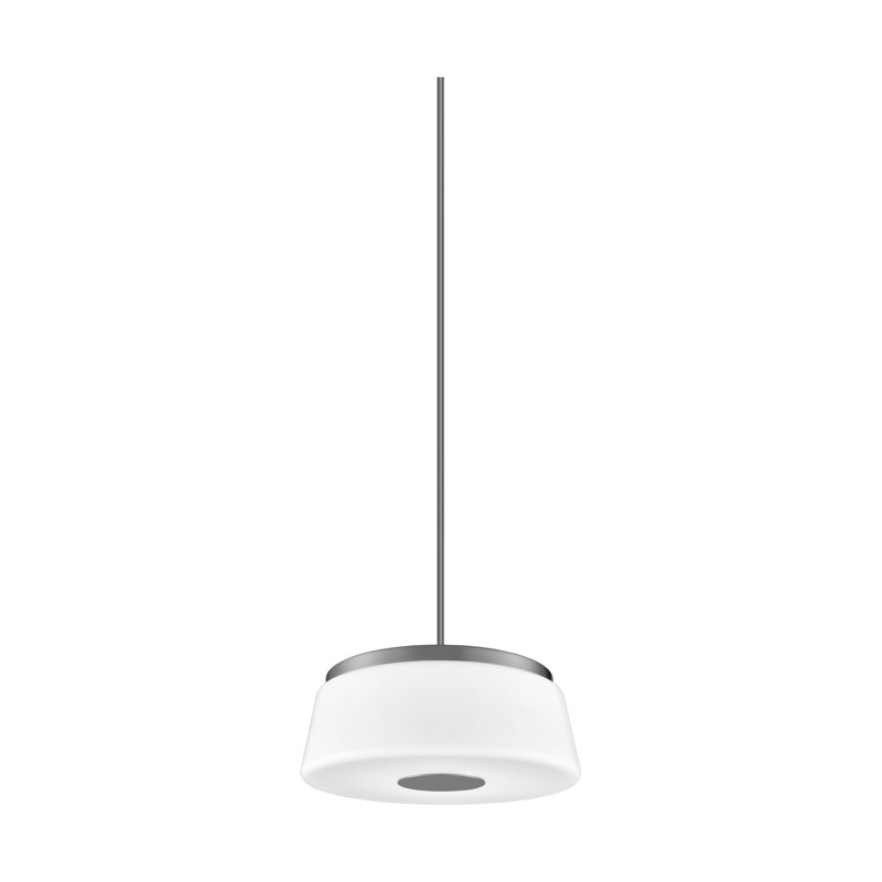 Luminaire suspendu 3 lumières Gavrilin, Nickel satiné, H 50,5 po x l 6,5 po x P 15,6 po