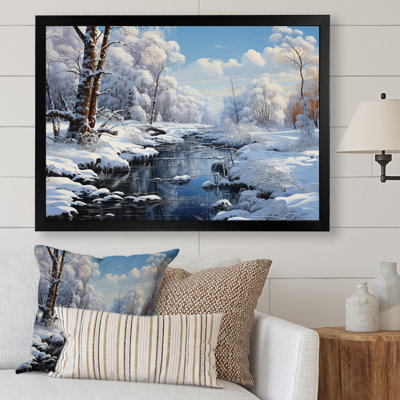 Winter Snowy Serenity I - Winter Landscape Wall Art