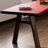 Red Saddle Leather Ash Wood Writing Desk-1104532367