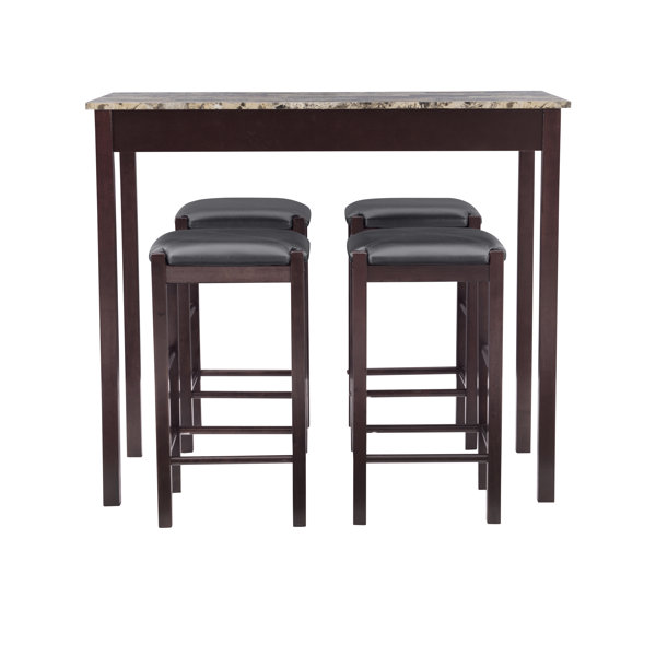 Winston Porter Loria 5 - Piece Counter Height Dining Set & Reviews ...