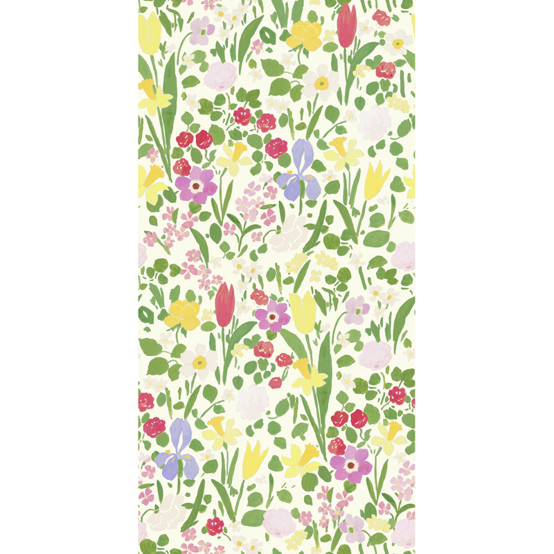 Paule Marrot Floral Wallpaper Double Roll, Cream
