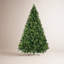 Sapin de Noël givré pré-éclairé-79764854