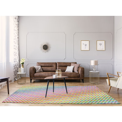 Bluie cube/vert/tapis de zone jaune