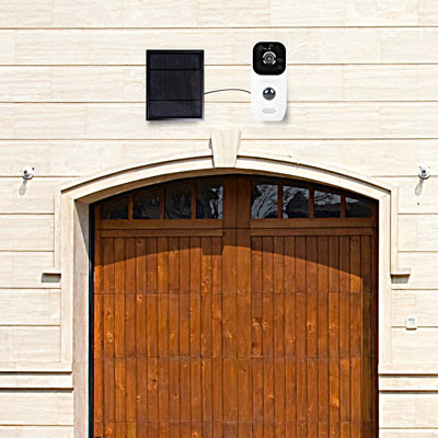 1080P Wifi Solar Security Cameras PIR Motion Detection For Home Surveillance