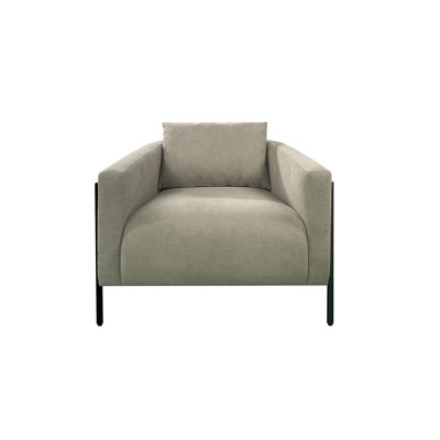 Chaise d'appoint avec extérieur en corde