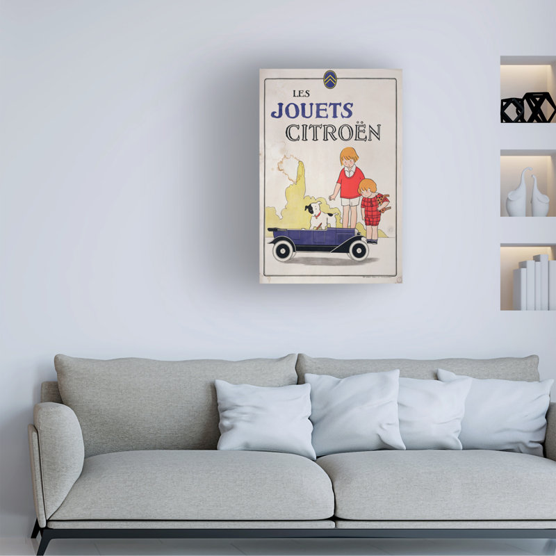 «French School», art sur toile 1922, H 19 po x l 12 po