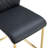 Carols 18 " H Faux Leather Upholstered Metal Cantilever Chair-276013919-276013918