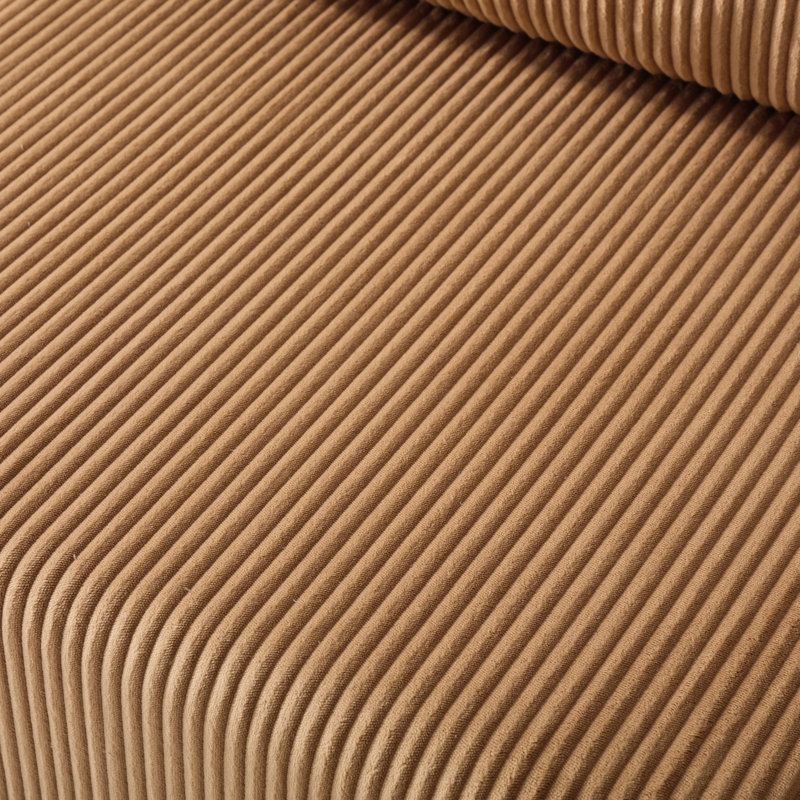 Canapé modulaire en velours côtelé modulaire Compression de 130 pouces