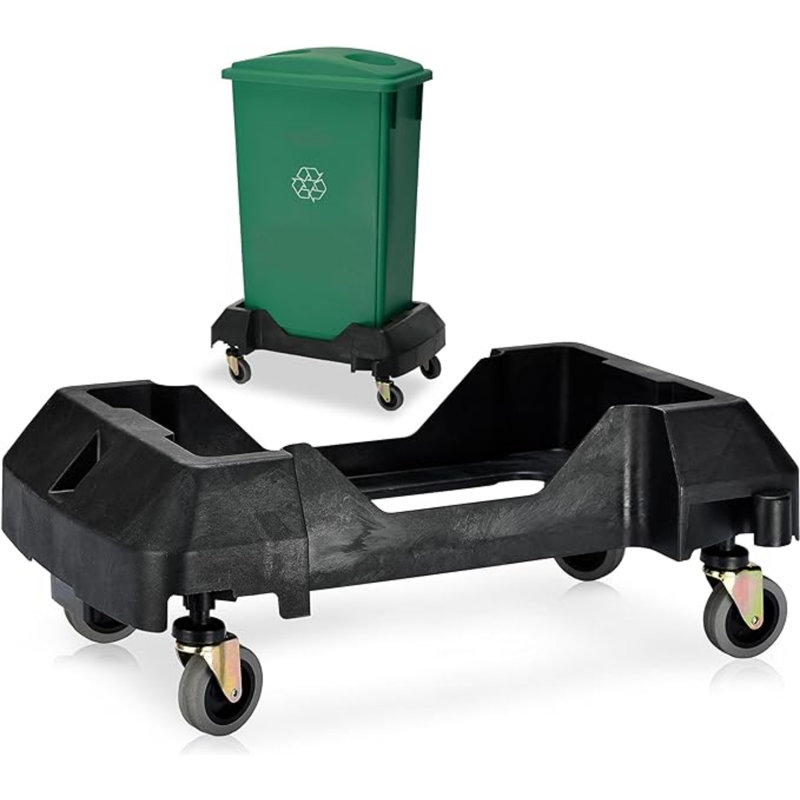 Chariot à poubelle robuste d'une capacité de 200 lb