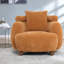 Chaises d'appoint Cloud Comfort, chenille 38 pouces, nordique moderne pour la maison