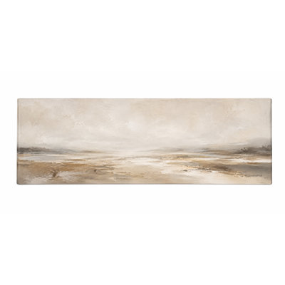 Art mural sur toile tendue avec paysage abstrait abstrait