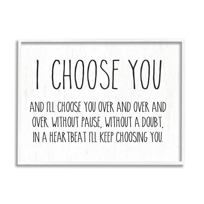 I I Love You, citation romantique, typographie décontractée, H 11 po x l 14 po x P 1,5 po, Giclée encadrée blanc bord de mer