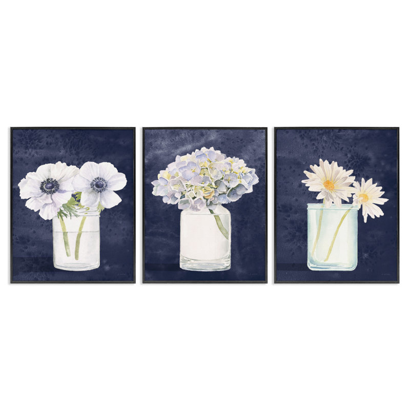 Ensemble de 3 giclées par James Wiens, Giclée encadrée noir minuit, H 30 po x l 24 po
