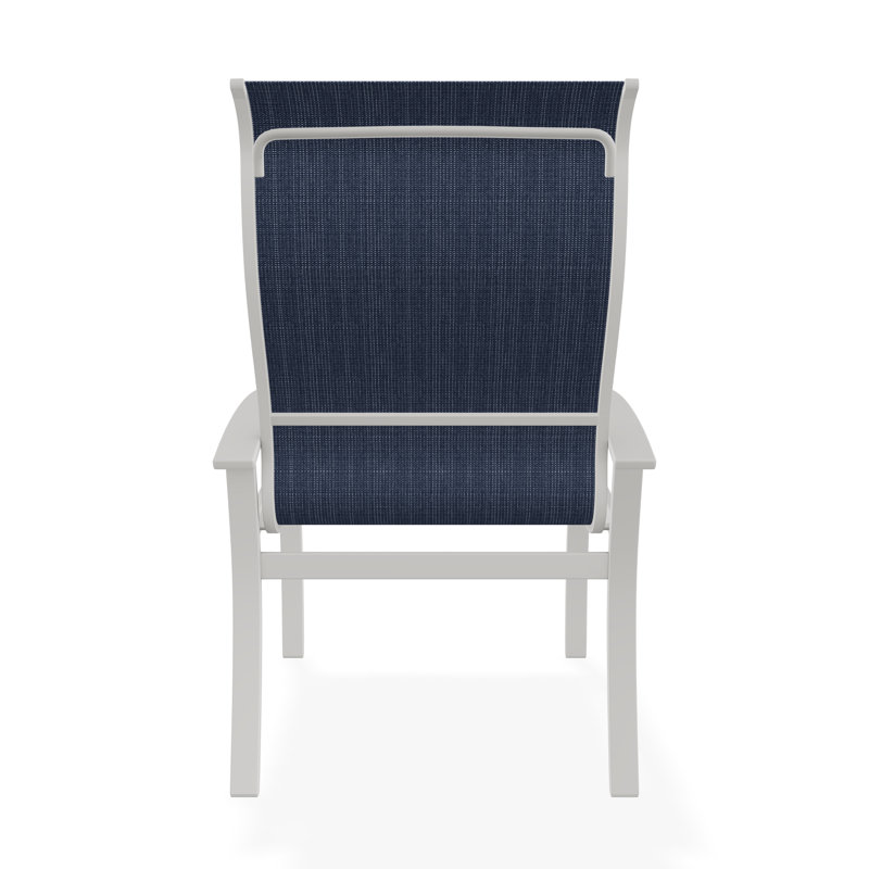 Belle Isle Outdoor Dining Armchair, Mavi, Snow