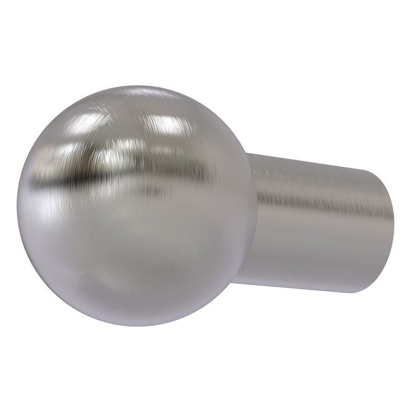 Poignée ronde Gober, Nickel satiné, 3/4"