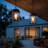 1-light Outdoor Pendant Light with Clear Glass Shade