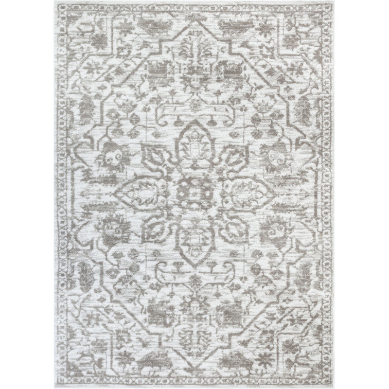Dazzle Oriental Synthetic Area Rug, Rectangle 67 x 120cm