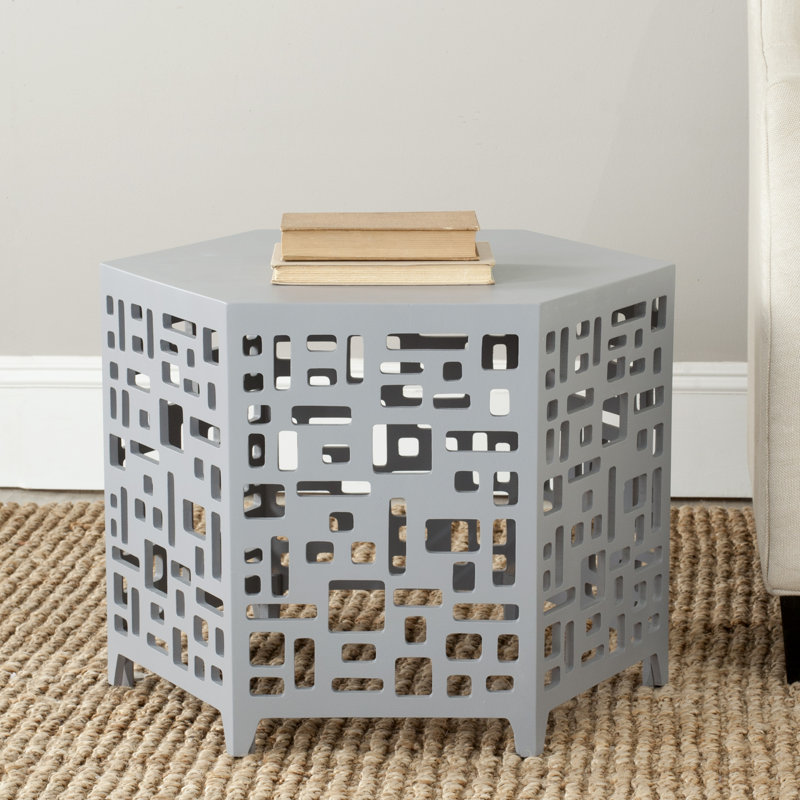 table de bout Schuler, Bleu gris perle