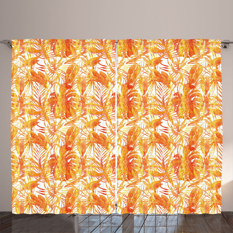 Semi Sheer Curtain Pair