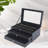 11.8" 3 Level Pen Collection Display Box 36 Piece with Top Glass Window