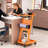 Hairdresser Utility Cart Salon Trolley With Pegboard-113457401