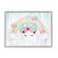 Unicorn Eyes Under Floral Rainbow Starry Clouds - impression-66797631-66797632