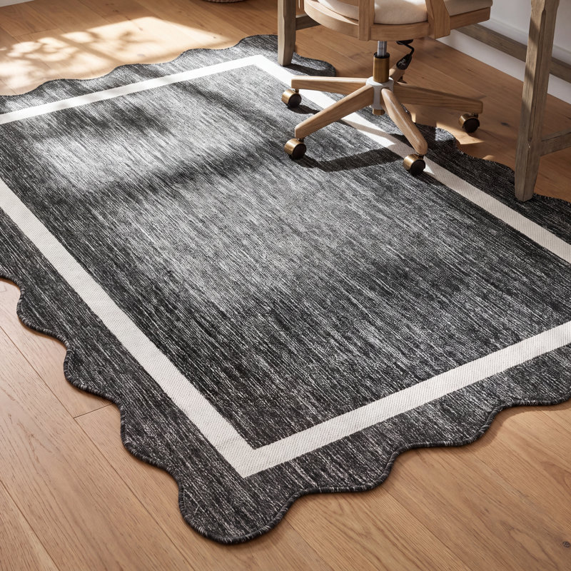 Skiles Machine Woven Rug, Rectangle 6'6.7" x 9'0.3"