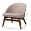 Fauteuil club en polyester de 27,4 po de largeur Wyle