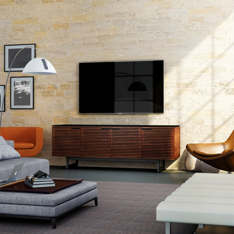 Corridor Media Console, Chocolate Stained Walnut
