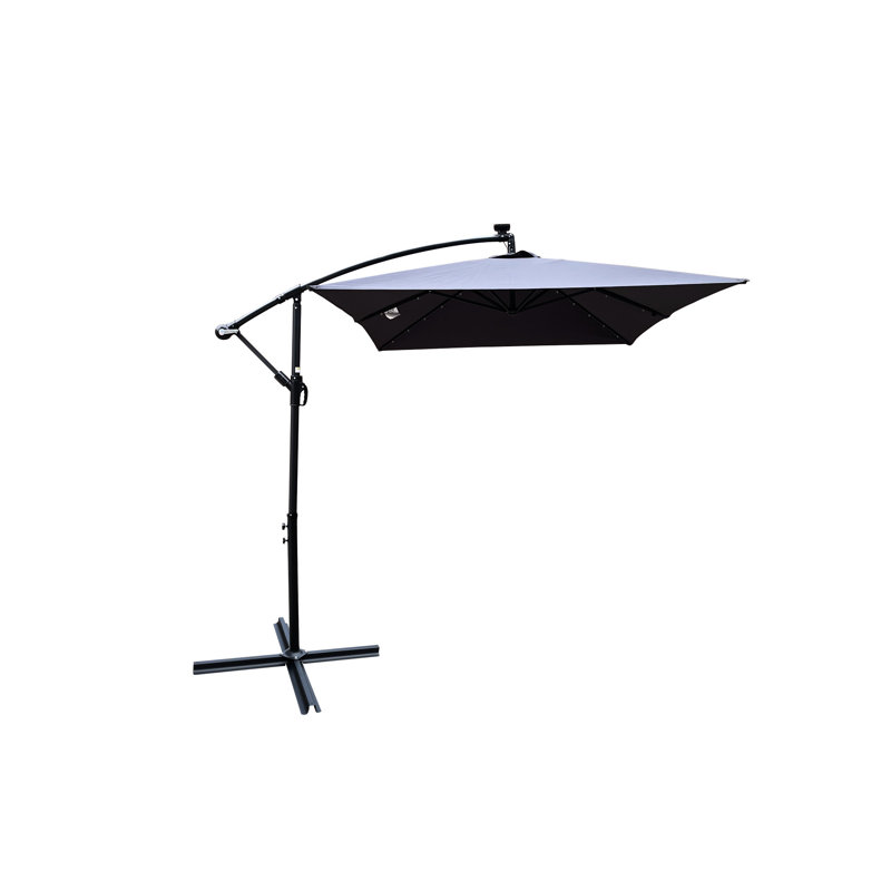 Parasol 2X3m, Anthracite