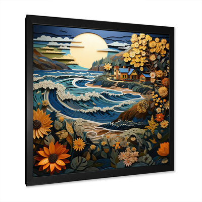 Coasterc Seaside Retreat Papercut - Imprimé
