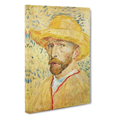 Self-Portrait Vol.4 by Vincent Van Gogh - Wrapped Canvas Painting