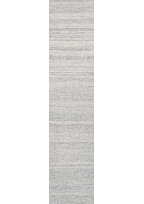 Textures Wool Area Rug in Ivory, Runner 3' x 7'
