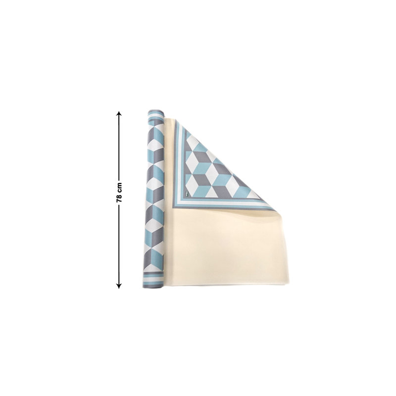 Abaigail Geometric Area Rug, Runner 78 x 225cm