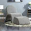 Chaises décoratives de rangement, chaise sans accoudoirs moderne en chenille pour la maison
