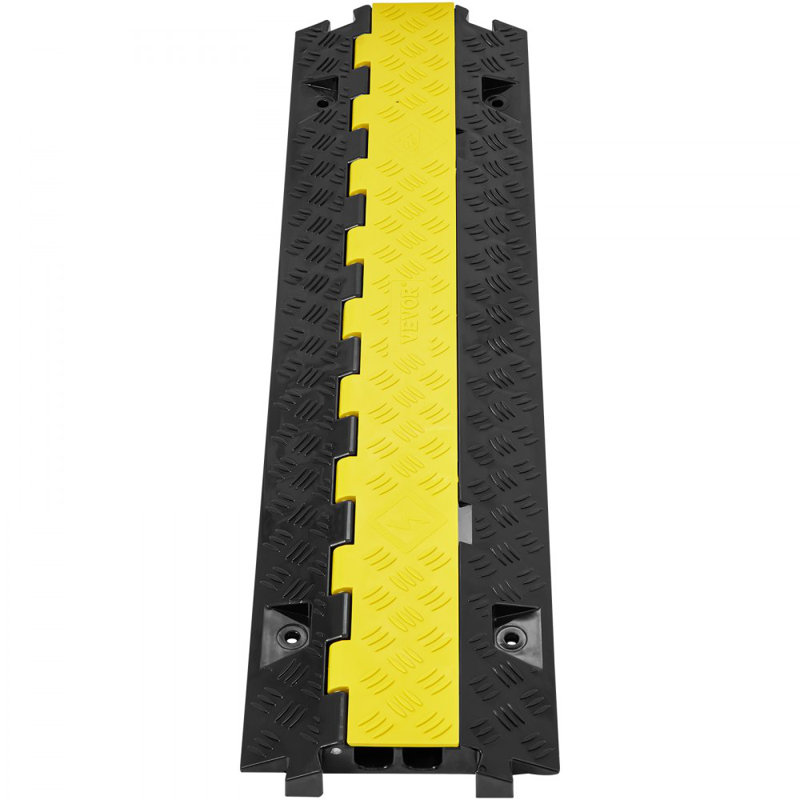 5PCs Rampe de protection de câble 2Canal 22000lbs Charge TPU