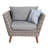 Avva Wicker 4 - Person Patio Conversation Set with Cushions