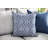 119" W Transitional Sectional, Light Gray/Blue