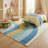 Rug Branch Skye 8' x 11' (7'7" x 10'10") Blue/Ivory Rainbow Kids Area Rug, Modern, Medium Pile, Stain-Resistant Carpet - Playroom, Nursery, Toy Room and Bedroom-2139626471