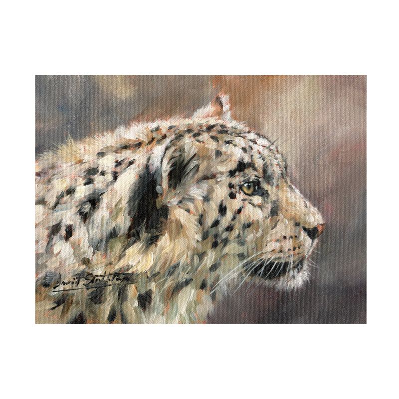 «David Stribble», art sur toile LEOPARD 86, H 14 po x l 19 po