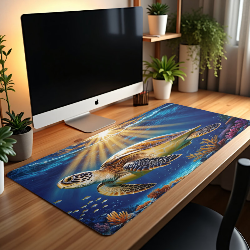 Polyester Desk Pad, 23.6x13.8