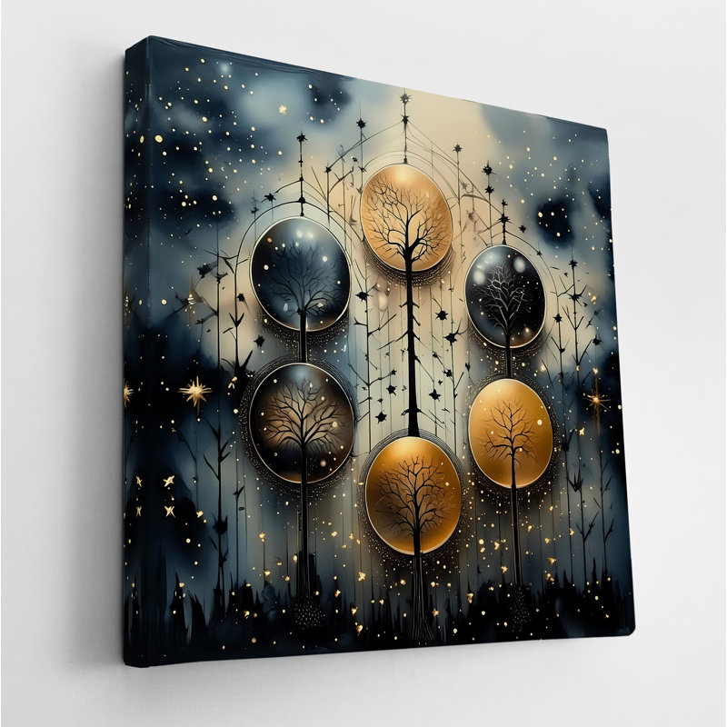 Stellar Symphony, 24" H x 24" W