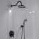 Retro Complete Shower System With Rough-In Valve With 9 Inches Rain Shower Head