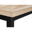 Bureau d'ordinateur, bureau personnel, debout, réglable, L 48 po, travail, ordinateur portable, stratifié naturel, métal noir, contemporain-202436430