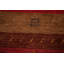 Tapis rayé rose Gabbeh 5 x 8