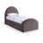 Chiu Chenille Fabric Upholstered Trundle Bed-1544829161