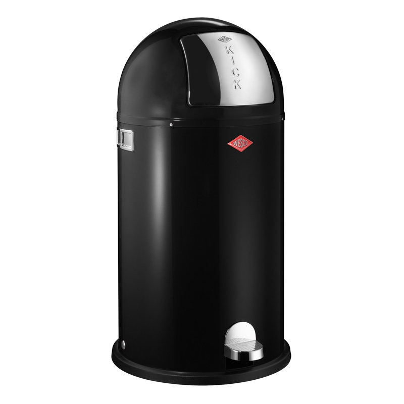 Step On Kitchen Trash Can - 40L, Black