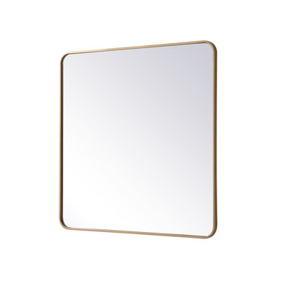 Sabine Metal Rounded Rectangle Wall Mirror